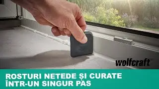 Prelucrarea profesională a rosturilor de silicon și acril | wolfcraft
