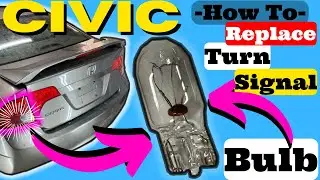 Honda Civic How to Replace Rear Turn Signal Light Bulb 2006 2007 2008 2009 2010 2011 Replacement