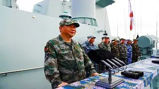 Chinese Ships Engaged in a Fight at Sea !