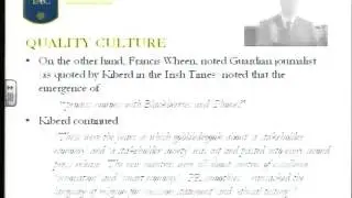 Quality culture
