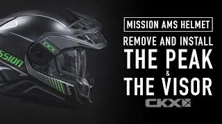 CKX Mission helmet - Peak and visor adjustment