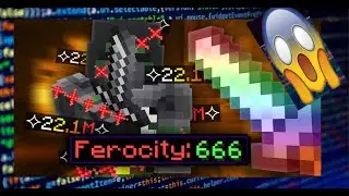 1000 Ferocity and Infinite Attack Speed! (Custom Skyblock)