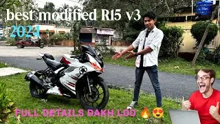 YAMAHA R15 V3 FULL MODIFIED 🔥😍 //JUST WOW / FILL VIDEO DAKHLOO #youtube @Najirofficial10