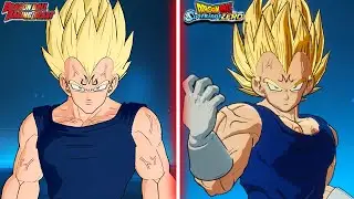 Dragon Ball Raging Blast vs Sparking Zero - All Character Models Comparison - Side by Side