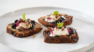 Blueberry Banana French Toast – Bruno Albouze