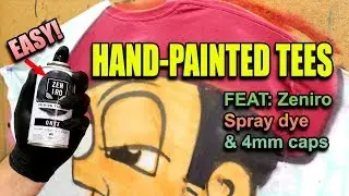 Custom Tees With Zeniro Spray Dyes