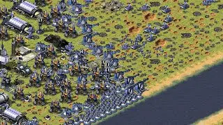 Red ALert 2 | Extra hard AI | 7 vs 1 | Let;s Play France vs 7 random