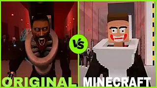 Skibidi Toilet Original Vs Minecraft Battle #40