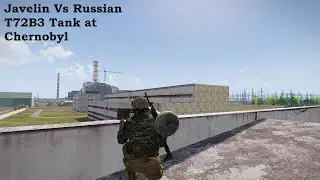 Russian T72B3 Tank vs Javelin Missile at Chernobyl Power Plant. Arma 3