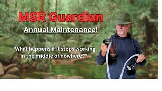 MSR annual maintenance kit and how to use it on the MSR Guardian water filtration pump.