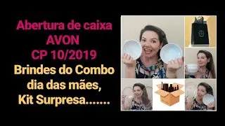 Abertura de caixa AVON CP 10/2019 - kit Surpresa, Brindes do Combo dia das mães....