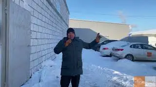 Разгрузка контейнера из Китая на нашем складе в Москве
