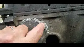 Cast iron repair complete/after eating Crow