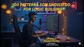 Diwali Night | Solving 100 Patterns using Java | Logic Building | Coding Live Stream | Java session