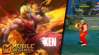 Ken | Chou Custom Skin Showcase | Mobile Legends x Street Fighter