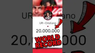 Cristiano Ronaldo Broke YouTube With His Official Channel | Sub for More | #shorts