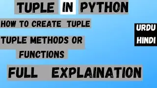 Tuple in Python in HINDI. Tuple in python for absolute beginners. Tuple with CodeBench.