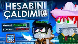 EFSANEVİ GT'NİN HESABINI HACKLEDİM ! ( FENA TROLLEDİM 🙀 ) - Growtopia Türkçe