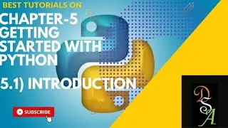 Chapter-5 Getting Started With Python || ClassXI Computer Science || RBSE and CBSE Board
