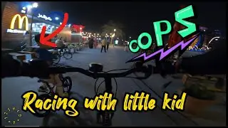 Cycling alone @ night