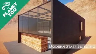 PLANET ZOO | Modern Staff Building #1 | Stop Motion
