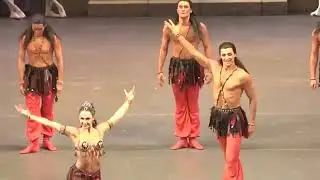 太鼓の踊り「ラ・バヤデール」ザハーロワ＆ティッシ、ボリショイ劇場  Dance of the Indians