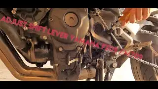 Adjust gear shift lever yamaha fz09 mt09