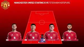POTENTIAL LINEUP MANCHESTER UNITED VS TOTENHAM HOTSPURS