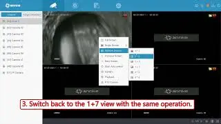 How to switch the number of preview channels for your DVR