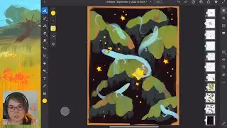 Painting salamander ghosts!