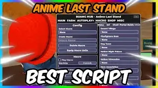 *NEW* Roblox Anime Last Stand | Marco, Auto Play, Infinite Gems | PASTEBIN 2024