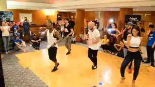 Ataca, Alemana, Daniel, Desiree & Juan Matos dance Salsa @ Dubai Latin Fest 2016