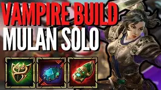 VAMPIRE BUILD MULAN | Smite Season 9 Ranked Conquest | TOTAL DESTRUCTION