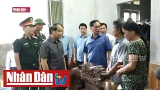 Kiểm tra công tác khắc phục hậu quả bão số 3
