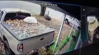 Old Lady Falls Asleep At Wheel And Crash Into The Tree In California