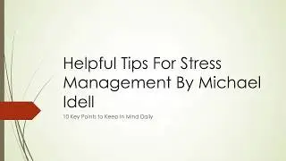 Stress Management Techniques