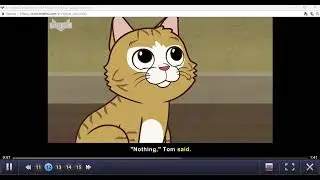 L2 042 Tom Kitten Drinks Milk 2   In the Kitchen