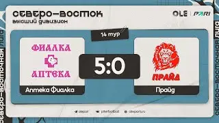 Аптека Фиалка - Прайд 5:0 | Обзор матча