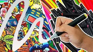 Doodle Art Timelapse Illustration-2021!!!