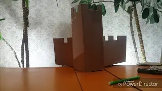 строим замок из картона №2 серия