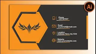 How to create a professional visiting card design in illustrator