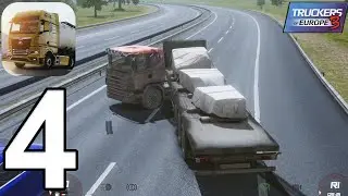 Truckers of Europe 3 Gameplay Walkthrough Part 4 - Night Journey MOST Dangerous Road (iOS, Android)