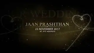 WhatsApp Wedding Invitation Video with free template download