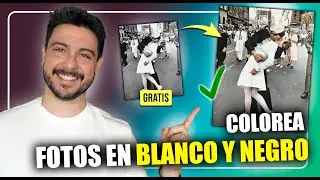 Descubre como COLOREAR FOTOS ANTIGUAS en BLANCO Y NEGRO 🎨 Con IA