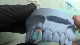 second bake ceramic (dentine+enamal)