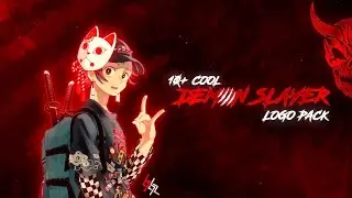 DEMON SLAYER LOGO ⚡ PACK || 10+ COOL ANIME LOGO PACK ||  LOGO PACK || COOL LOGO PACK || SILENT GFX