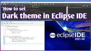 Dark Mode in Eclipse IDE || Mayank Codes
