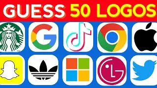 Can you Guess 50 Famous Logos?  Test your photographic memory with this  guess the logo quiz!
