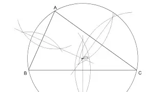 How to draw the Circumcenter and the Circumcircle of a triangle