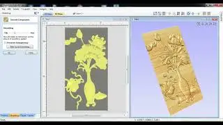 Grayscale bitmap to 3D in Aspire || How to turn a 2D picture into a 3D model for a CNC Machine